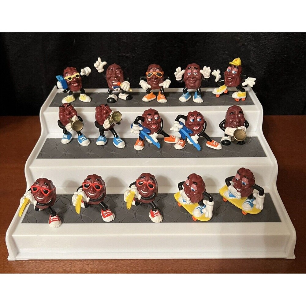 1987-88  Hardee’s California Raisins Figures Toys Lot Of 15 Calrab Applause